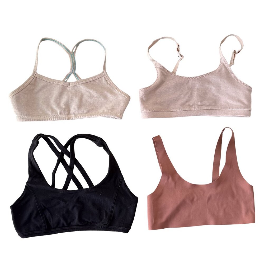 IVIVVA Bra & Sports Bra Lot of 4 - Sz 10 Girls